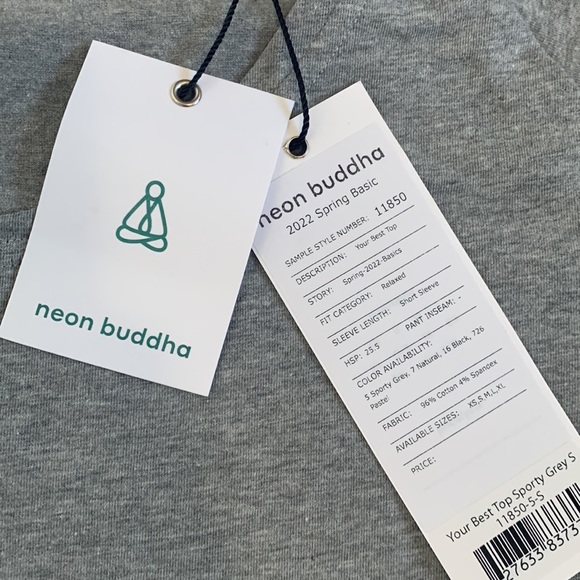 Neon Buddha NTW 2022 Spring Basic Short Sleeve Tee - Picture 4 of 4